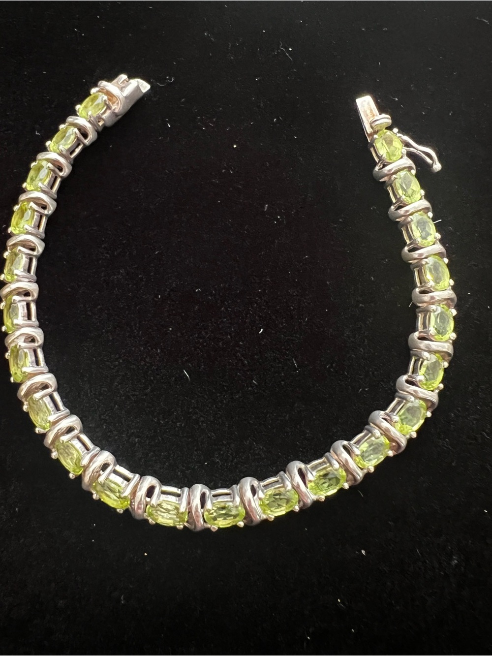 UTC 925 Thailand Peridot Tennis Bracelet